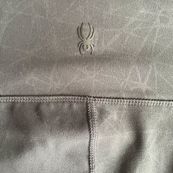 Spyder Active  Women's Performance Legging Tight Black Web-Print, Size Small - Picture 5 of 5